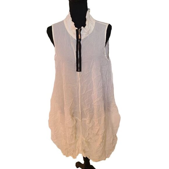 By JJ Lightweight Off White Summer Dress Size S - Picture 1 of 9